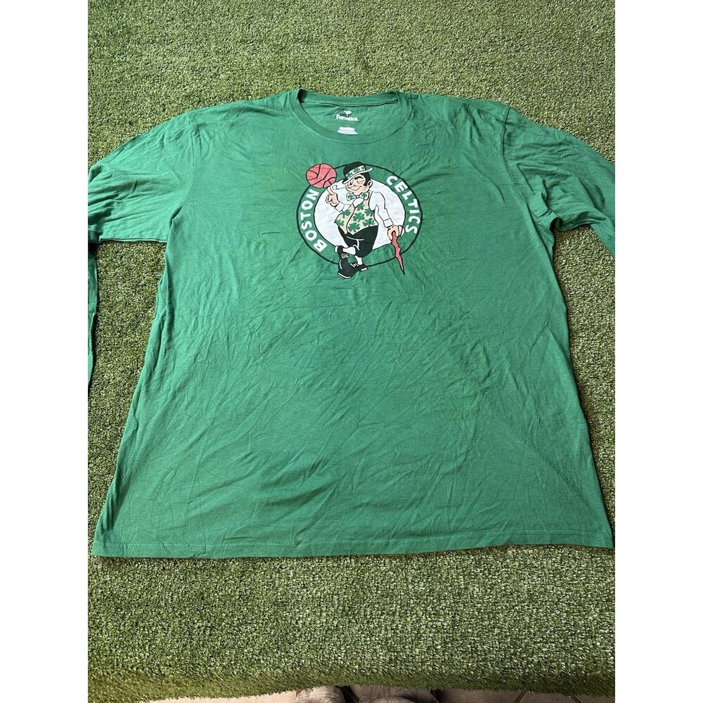 Men's Fanatics Green Boston Celtics NBA Long Sleeve Mens Size 2XL NWOT